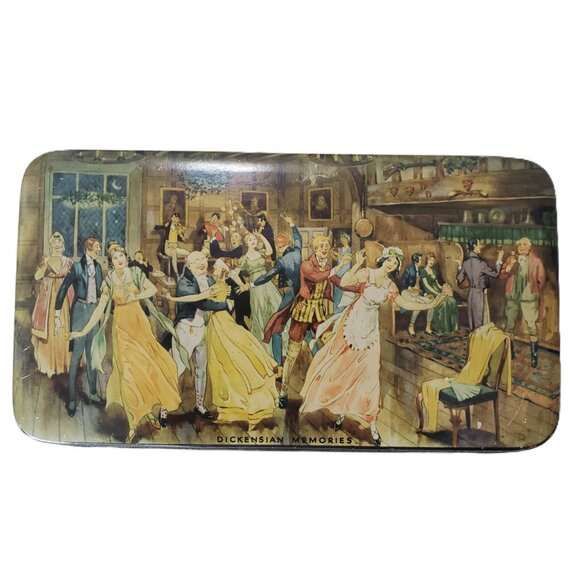 Vintage Tin Box Dulcet Confectionary English Lithograph Ad - Picture 16 of 16